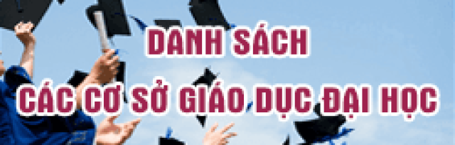 Danh sách các cơ sở giáo dục Đại học